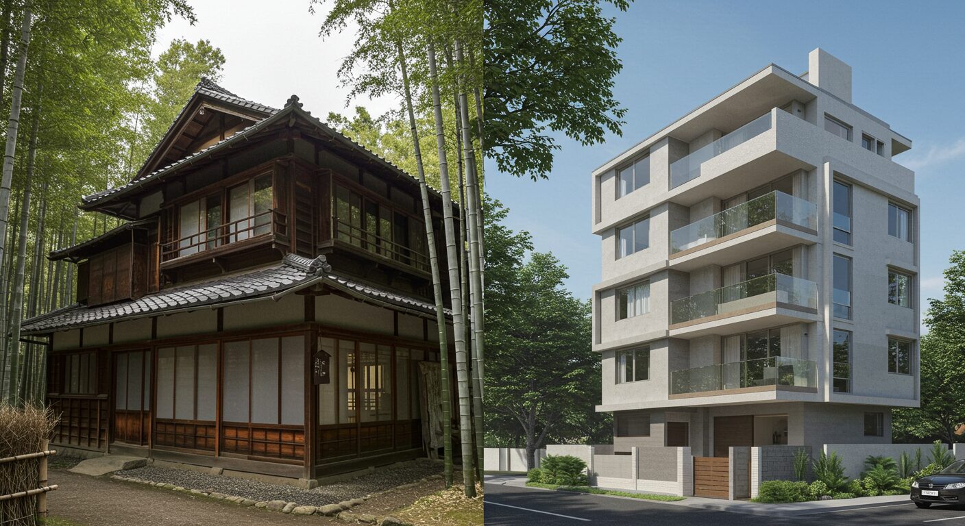 昔と今の家の構造の違い