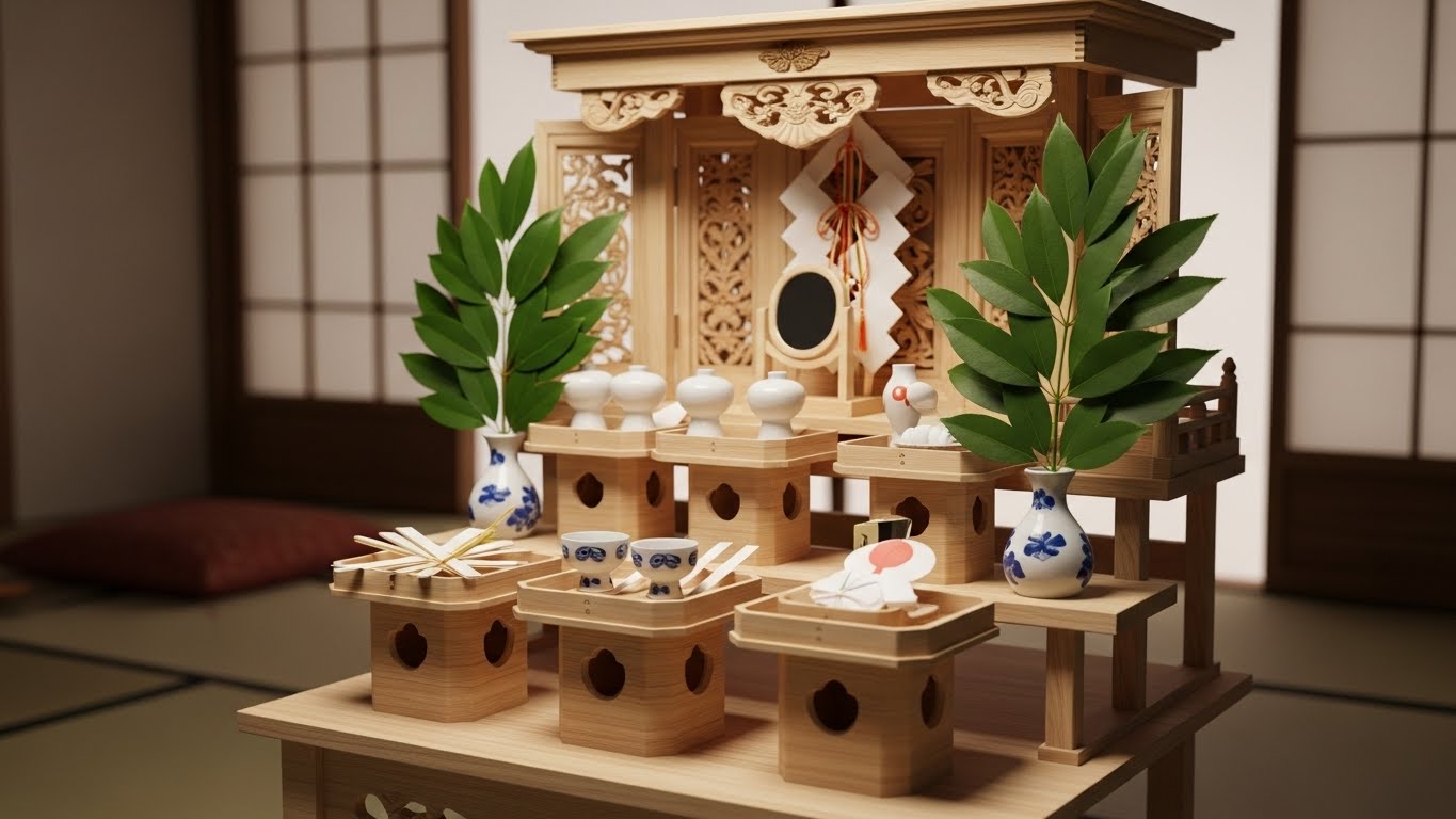 清らかに祀られた神棚のイメージ