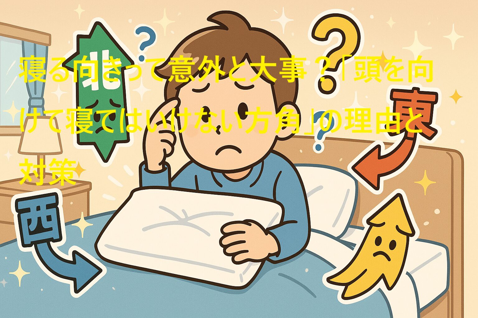 頭を向けて寝てはいけない方角