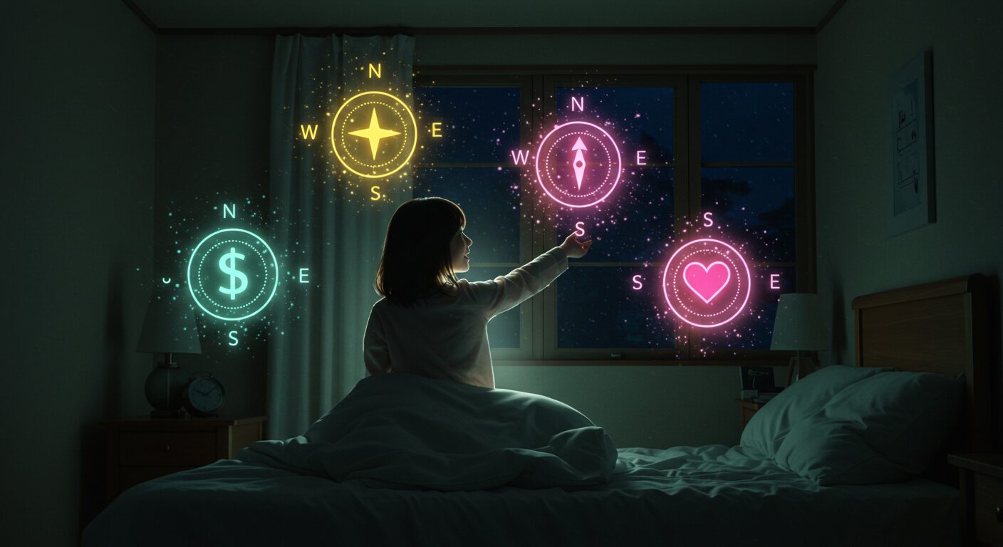頭を向けて寝てはいけない方角