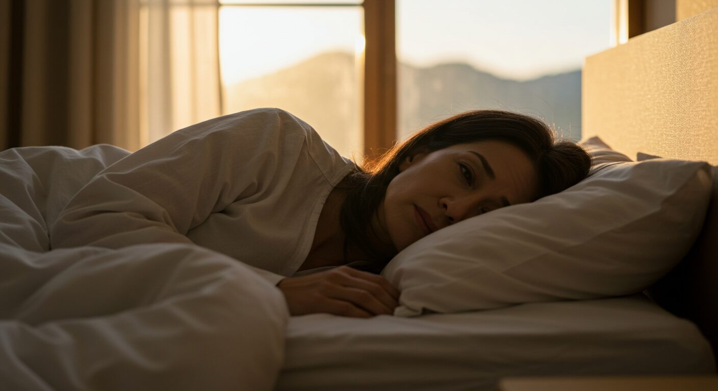 西枕で老けるか不安に思う日本人の女性