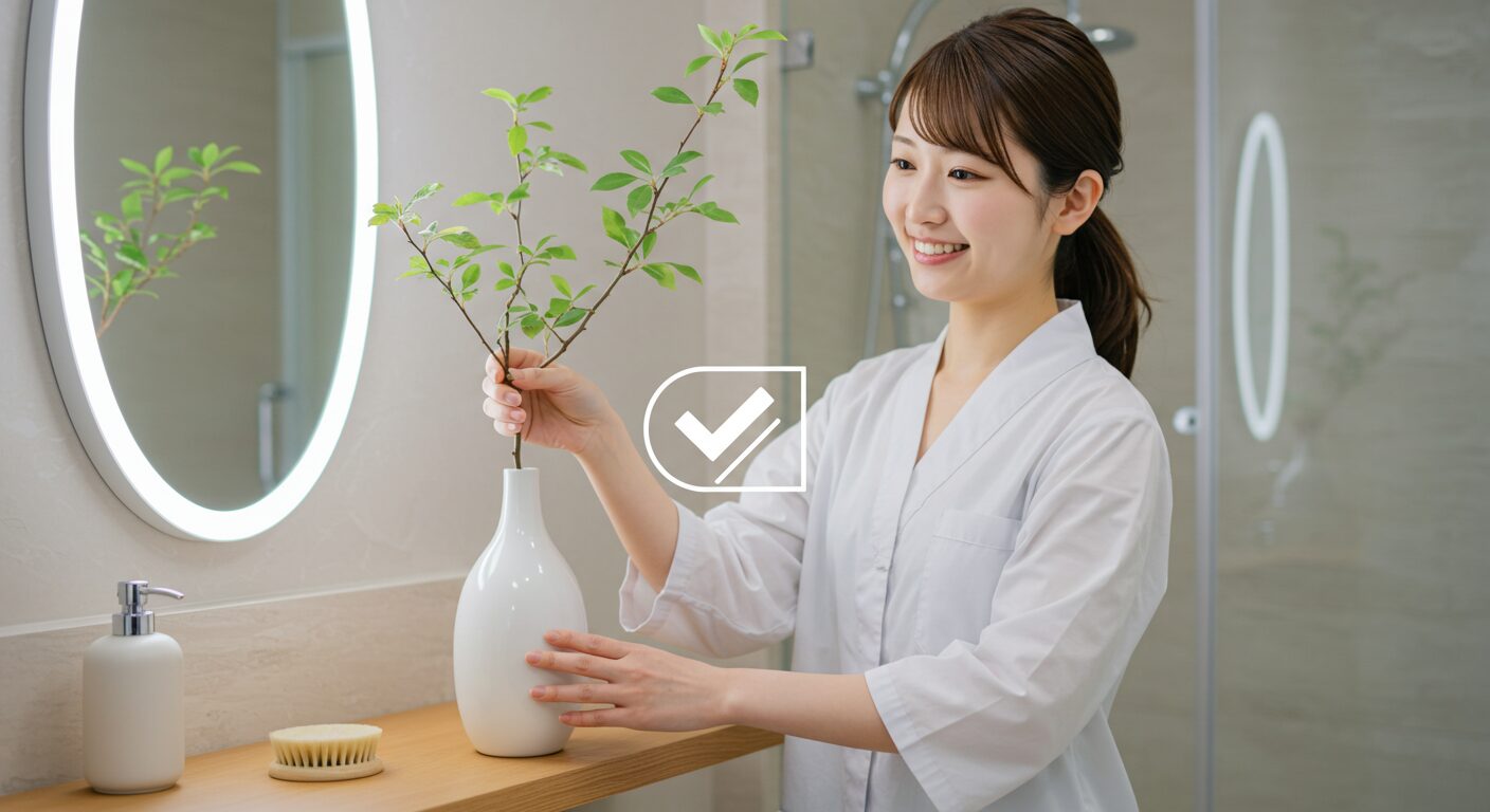 逆効果かもしれないトイレの榊の飾り方
