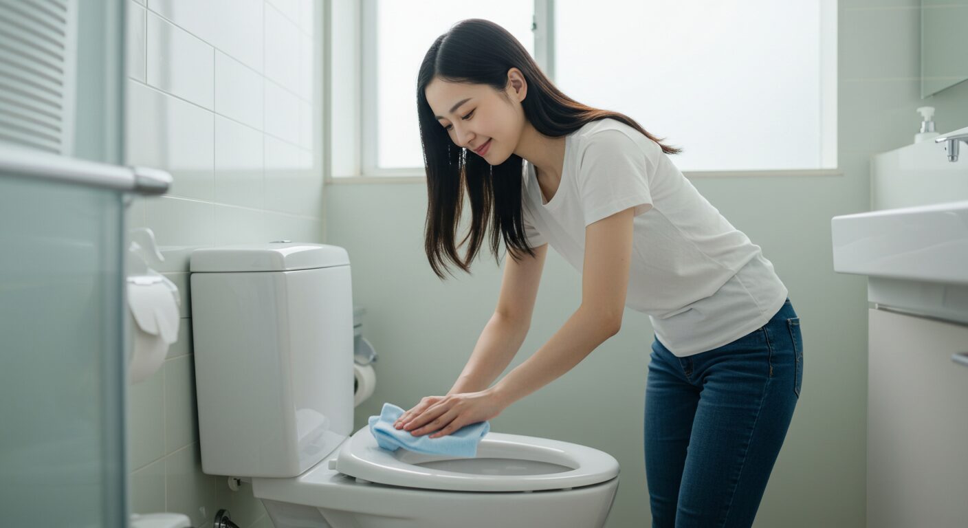 感謝を込めたトイレ掃除