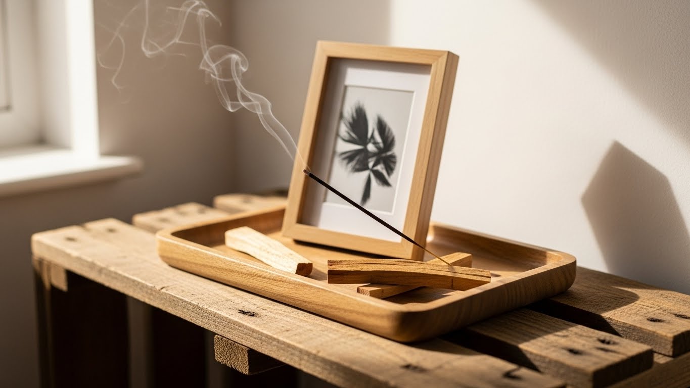 インテリアとして飾られたパロサント