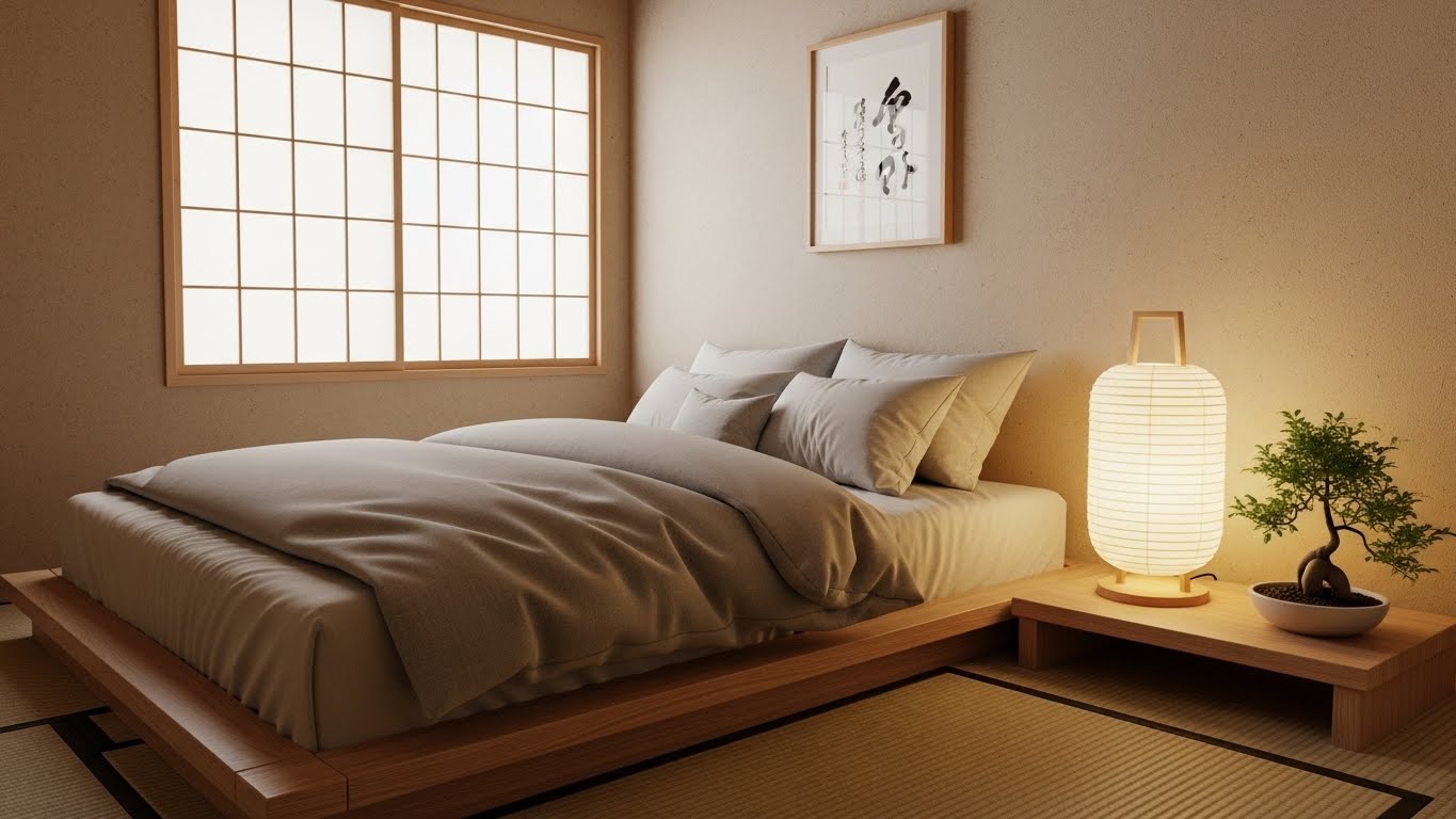 整えられた静かな寝室