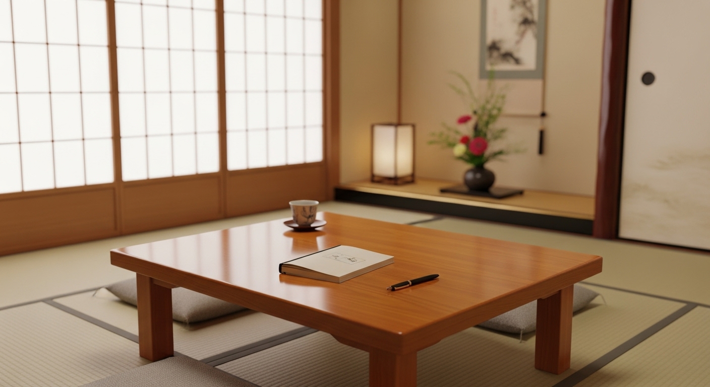 落ち着いた部屋で心を整える時間