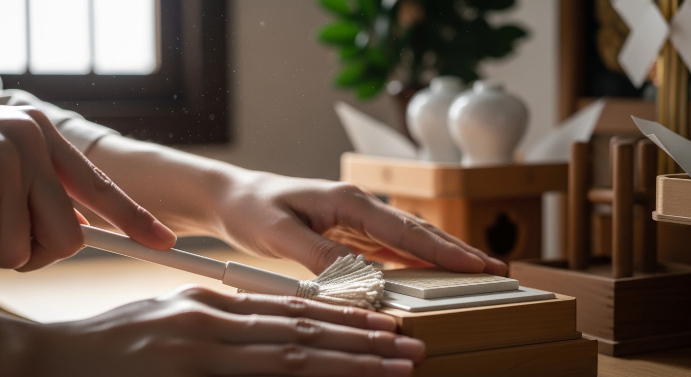 お札周りの掃除とメンテナンス