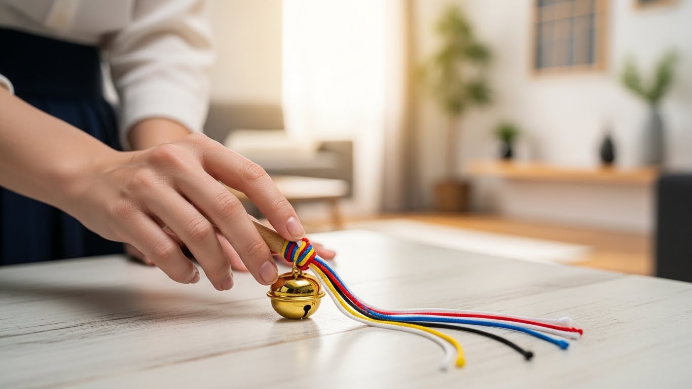 日本の伝統的な神楽鈴